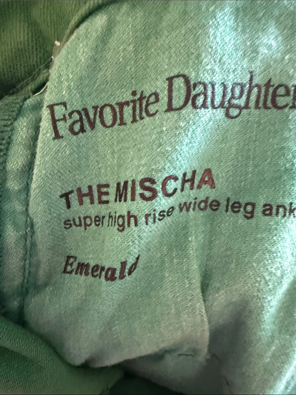 Favorite Daughter The Mischa Super High Rise Wide-Leg Ankle Jeans Size: 26 - Picture 7 of 11